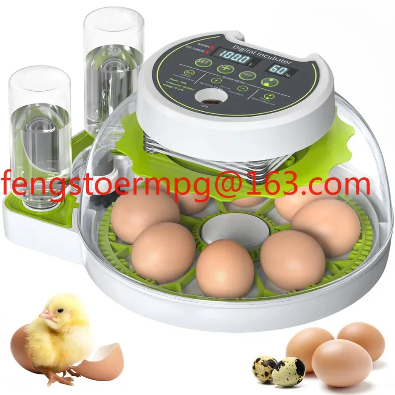 With humidity control hatching rate, suitable for 8 eggs, with automatic egg transfer function
With humidity control hatching rate, suitable for 8 eggs, with automatic egg transfer function