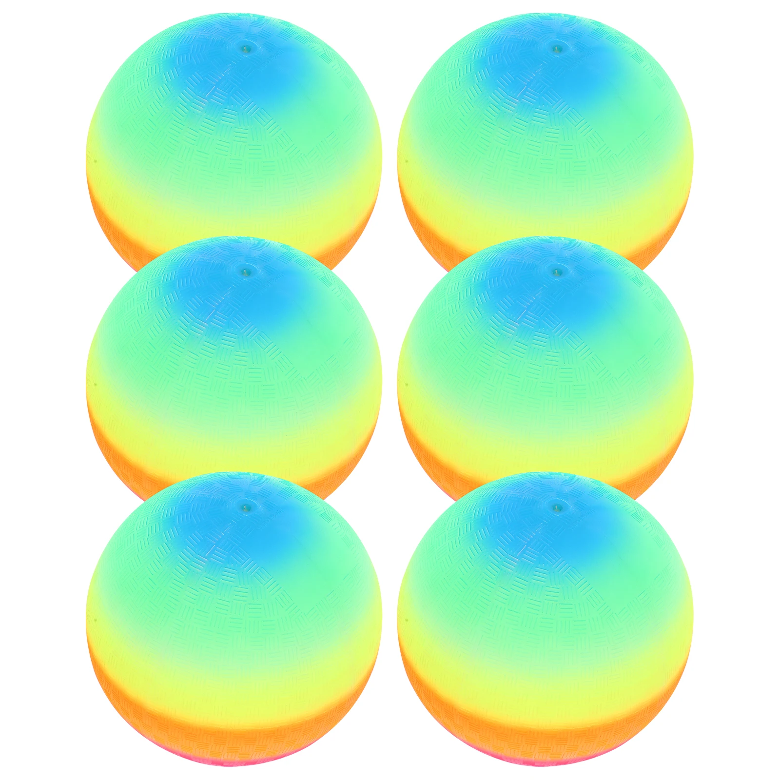 6pcs Rainbow Balls Environmentally Friendly Kids Toy Handball for Beach Pool Party Games Sturdy PVC
6pcs Rainbow Balls Environmentally Friendly Kids Toy Handball for Beach Pool Party Games Sturdy PVC