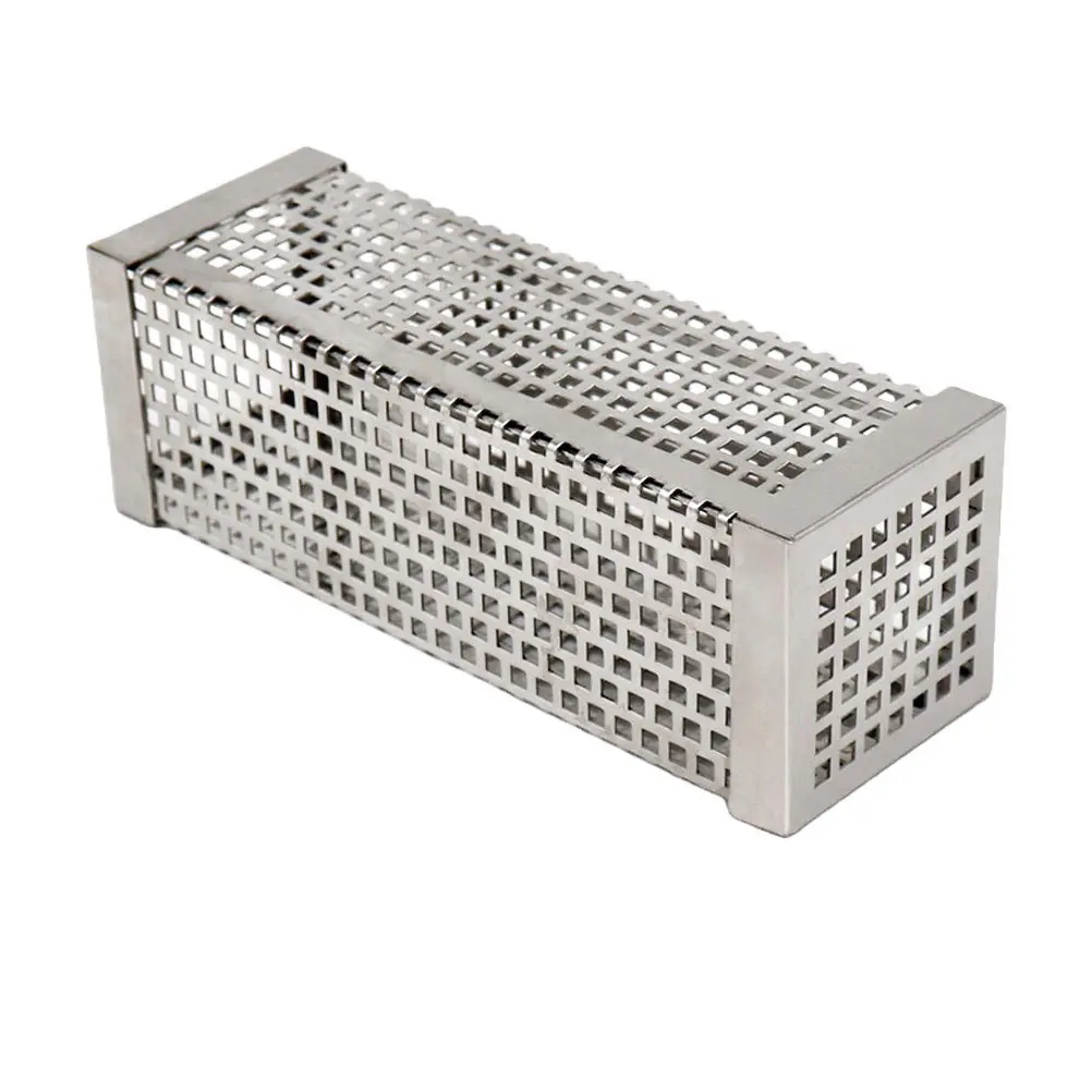 6-дюймовая квадратная трубка для курильщика из нержавеющей стали, аксессуары для барбекю, инструменты для горячего и холодного курения, трубка для курильщика для барбекю 
6-дюймовая квадратная трубка для курильщика из нержавеющей стали, аксессуары для барбекю, инструменты для горячего и холодного курения, трубка для курильщика для барбекю