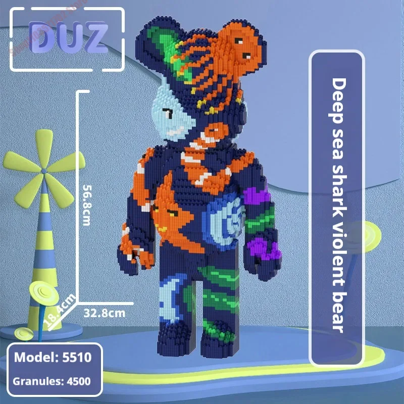 Bearbrick 3D Microparticles Violent Bear Building Blocks Mini Model Micro Assembled Bricks Children Toys for kids friends
Bearbrick 3D Microparticles Violent Bear Building Blocks Mini Model Micro Assembled Bricks Children Toys for kids friends