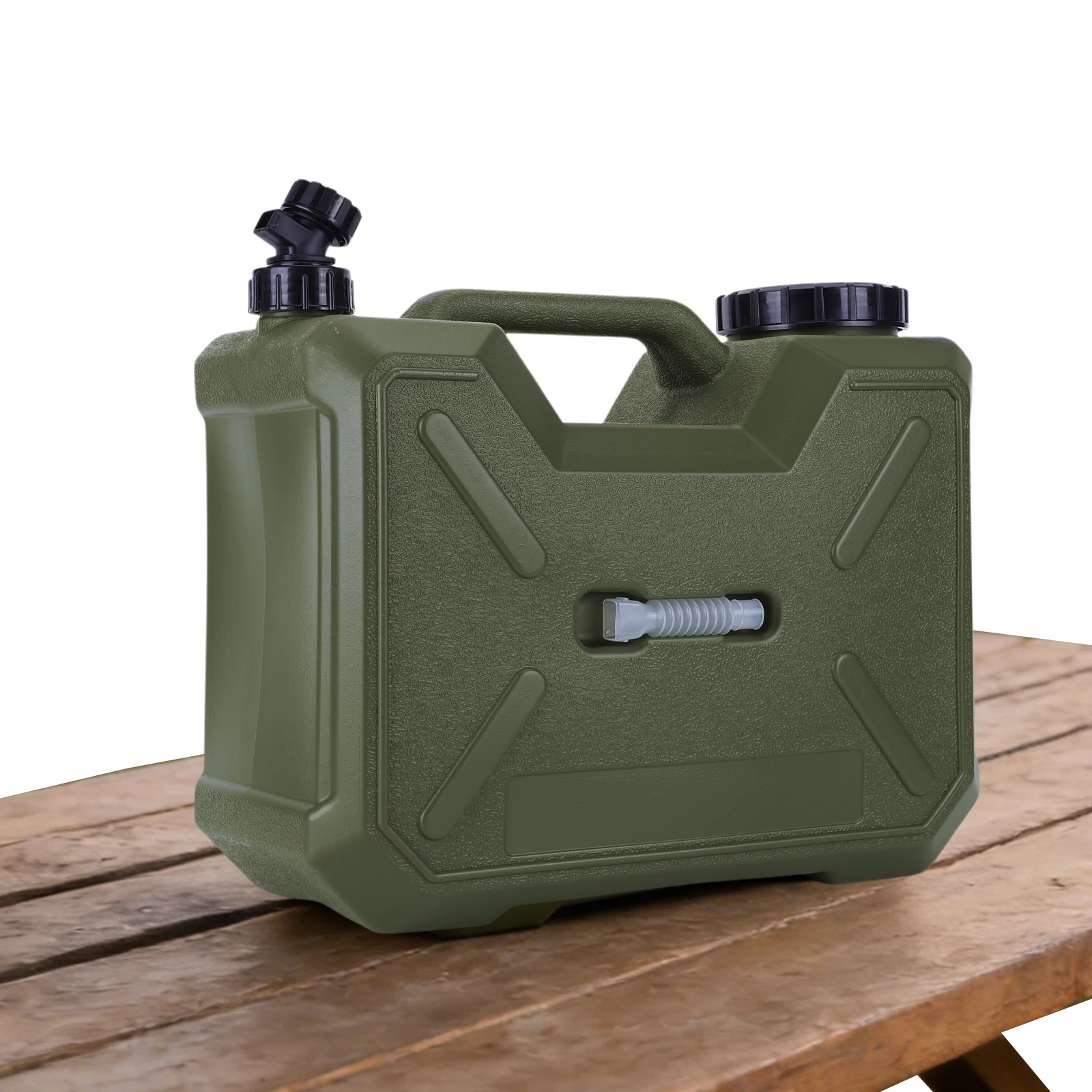 12L Portable Water Jug with Spigot and Hand Sanitizer Bottle Emergency Water Storage Tank for Vehicle Car Outdoor Hiking Picnic
12L Portable Water Jug with Spigot and Hand Sanitizer Bottle Emergency Water Storage Tank for Vehicle Car Outdoor Hiking Picnic