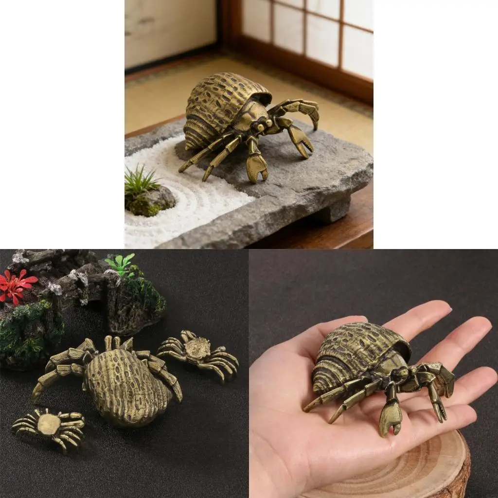 Q22B Hermit Crabs Figurine Statue Metal Animal Statue Collectible Decorative Ornament
Q22B Hermit Crabs Figurine Statue Metal Animal Statue Collectible Decorative Ornament