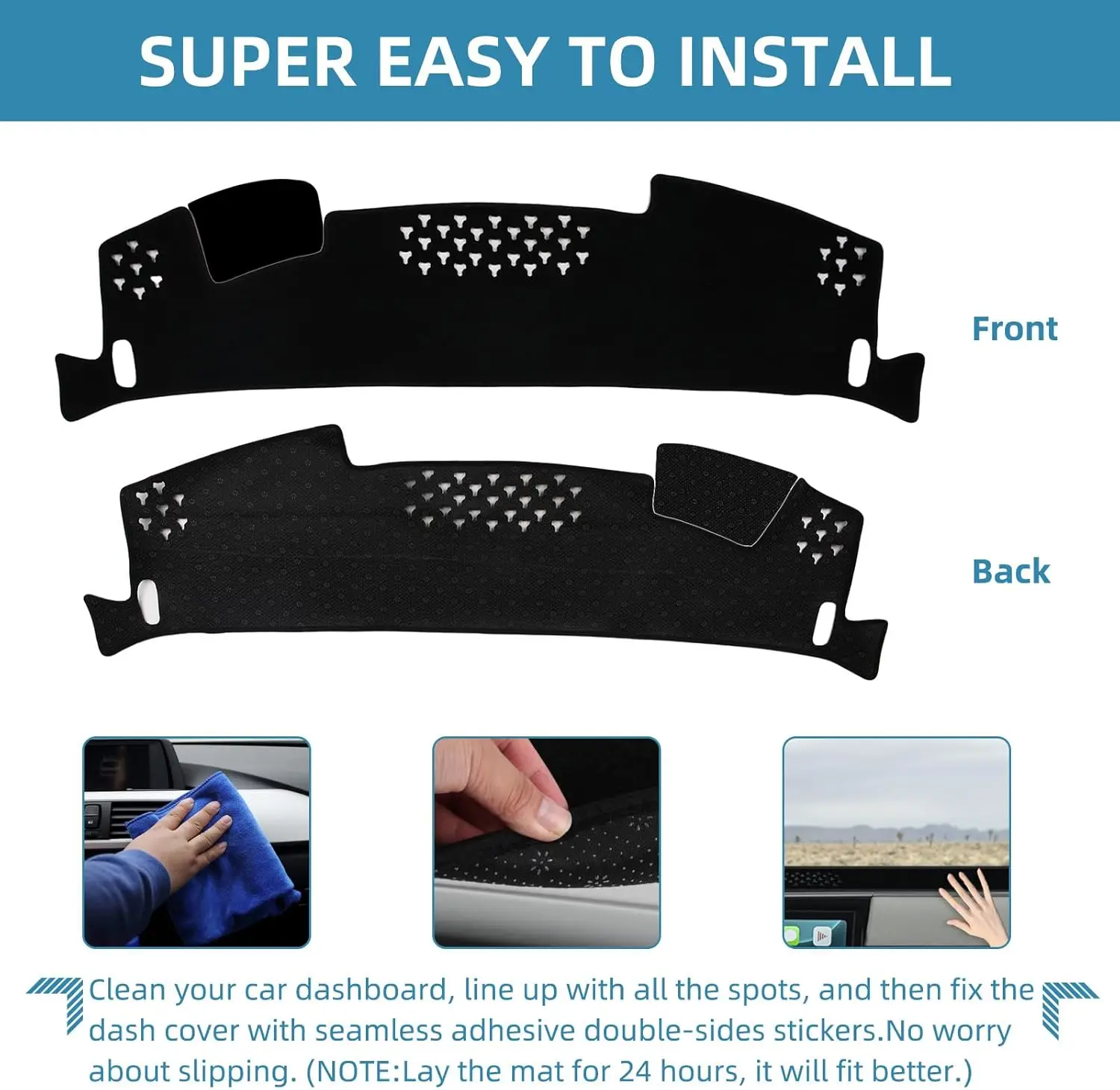 Dashboard Cover Mat for Hyundai Palisade 2026 Non-Slip Dashboard Protector Sunshield UV-Blocking Anti-Glare Car Interior Parts
Dashboard Cover Mat for Hyundai Palisade 2026 Non-Slip Dashboard Protector Sunshield UV-Blocking Anti-Glare Car Interior Parts