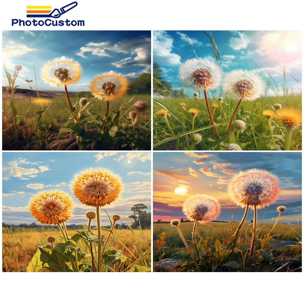 PhotoCustom DIY Pictures By Number Kits Hand Painted Blowball Paintings By Numbers Landscape Drawing On Canvas Home Decoration
PhotoCustom DIY Pictures By Number Kits Hand Painted Blowball Paintings By Numbers Landscape Drawing On Canvas Home Decoration