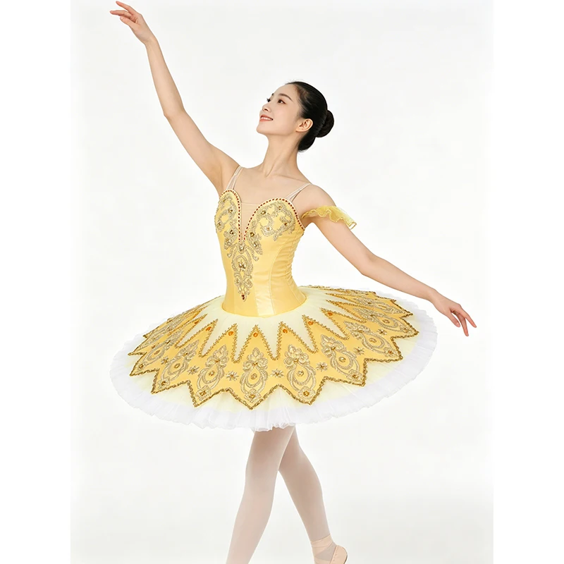 light yelllow ballet tutu girls platter tutu ballet competiton dresssleeping beauty tutu skirt classical professional tutu 9132
light yelllow ballet tutu girls platter tutu ballet competiton dresssleeping beauty tutu skirt classical professional tutu 9132