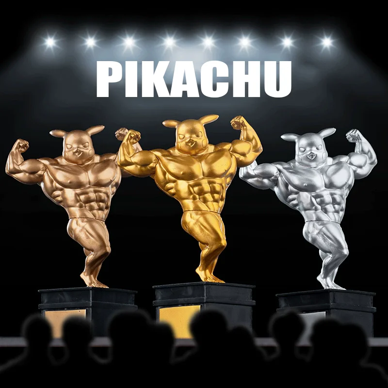 15cm Anime Muscle Man Pikachu Action Figures Pokemon Bodybuilding and Fitness Figurine PVC Collection Model Ornament Toys Gifts
15cm Anime Muscle Man Pikachu Action Figures Pokemon Bodybuilding and Fitness Figurine PVC Collection Model Ornament Toys Gifts