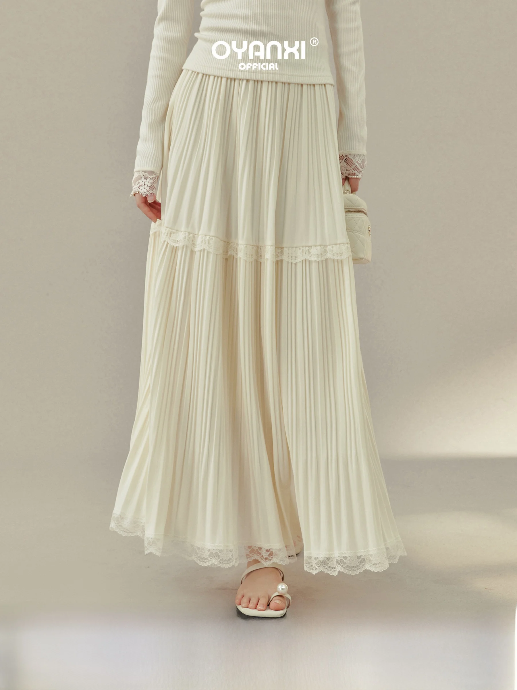 Elegant Wave Half Skirt Women's High Waist Slim A-Line Lace Maxi Skirt by Wang Xue Spring 2026 Collection
Elegant Wave Half Skirt Women's High Waist Slim A-Line Lace Maxi Skirt by Wang Xue Spring 2026 Collection