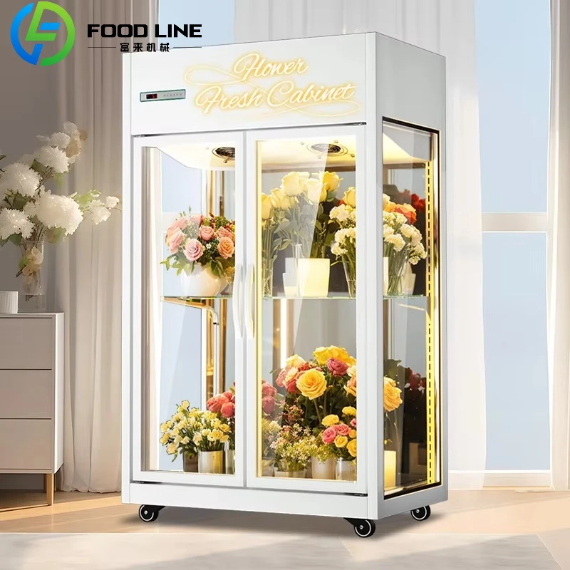 FL Customized Flower Fridge & Refrigeration Equipment: Dual-Door Air-Cooled Display Cabinet, Transparent Florist Chiller
FL Customized Flower Fridge & Refrigeration Equipment: Dual-Door Air-Cooled Display Cabinet, Transparent Florist Chiller