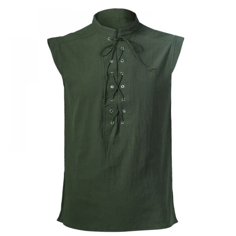 Men Pirate Renaissance Viking Steampunk Medieval Gothic Style Daily Sleeveless Vest Celtic Sleeveless Shirt Barbarian Top Tee
Men Pirate Renaissance Viking Steampunk Medieval Gothic Style Daily Sleeveless Vest Celtic Sleeveless Shirt Barbarian Top Tee