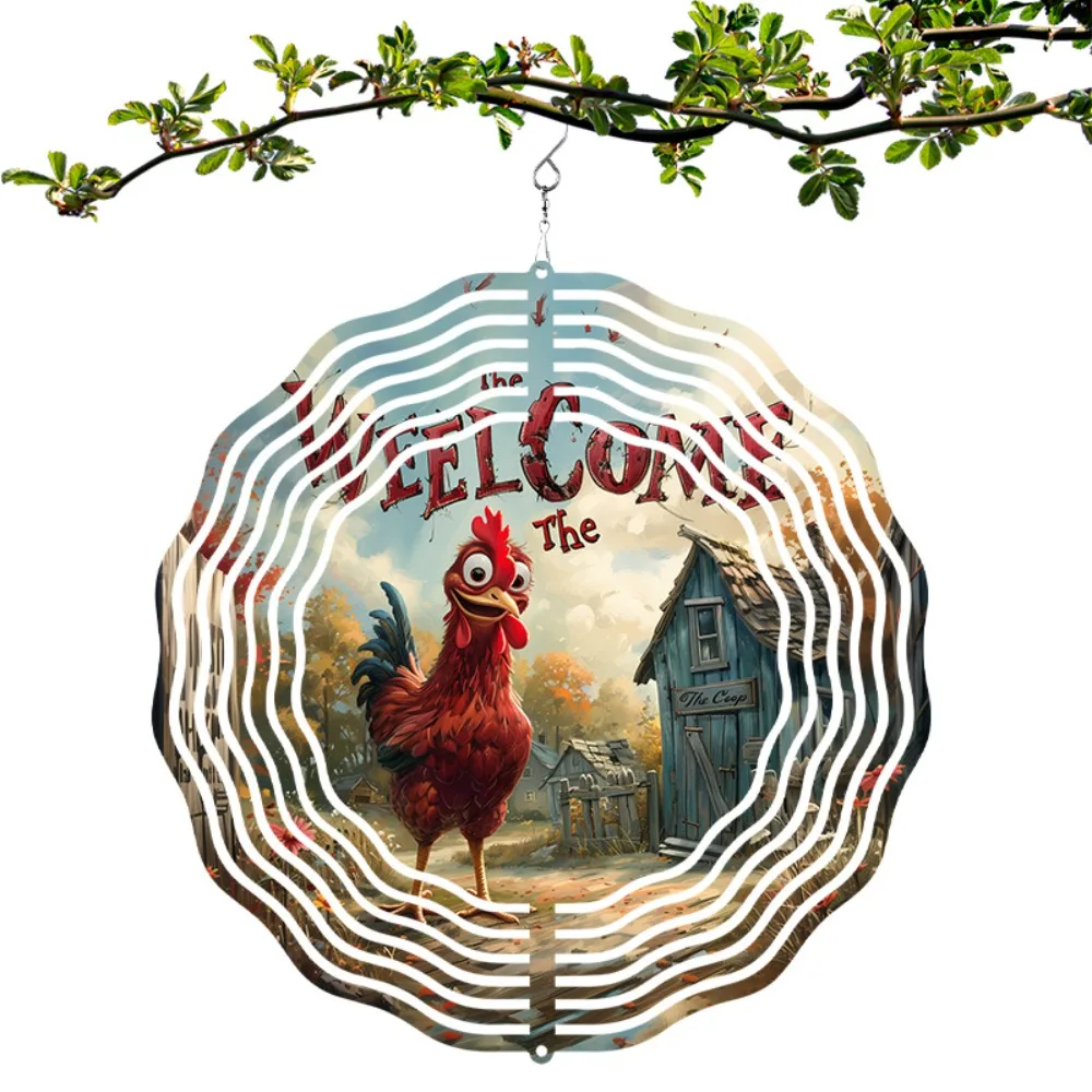 Metal Garden Wind Chimes Outdoor Rustic Rooster Decor Large 3D Round Pendant Unique Fairy Tale Scene Patio Art Gift for Mom Wome
Metal Garden Wind Chimes Outdoor Rustic Rooster Decor Large 3D Round Pendant Unique Fairy Tale Scene Patio Art Gift for Mom Wome