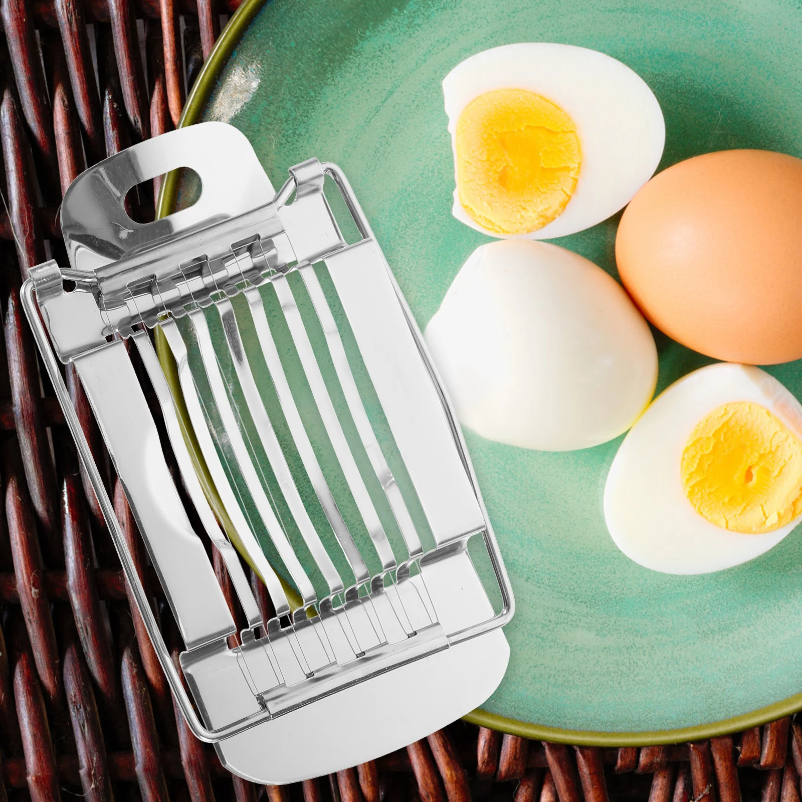 Egg Cutter Stainless Steel Kitchen Slicer Cooking Gadget Convenient Egg Cutting Tool Food Preparation Utensil Easy Use
Egg Cutter Stainless Steel Kitchen Slicer Cooking Gadget Convenient Egg Cutting Tool Food Preparation Utensil Easy Use