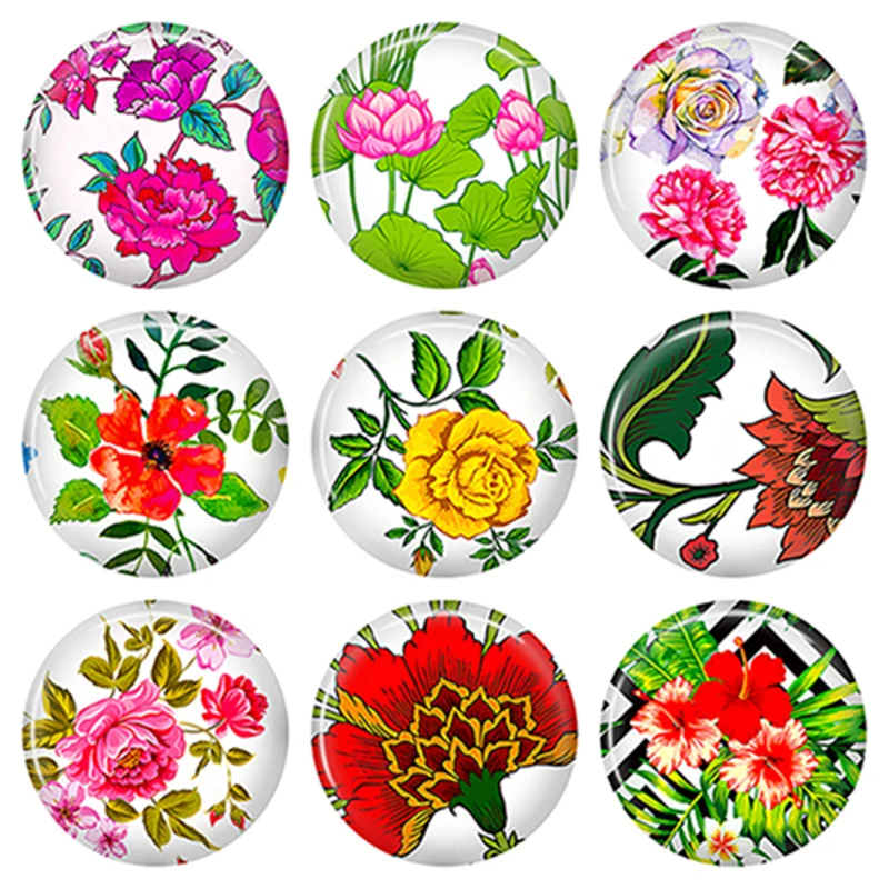 8-40mm DIY Jewelry Accessories Photo Glass Cabochon Pattern Round Glass Cabochons Colorful Beautiful Cameo Flower S5W5
8-40mm DIY Jewelry Accessories Photo Glass Cabochon Pattern Round Glass Cabochons Colorful Beautiful Cameo Flower S5W5