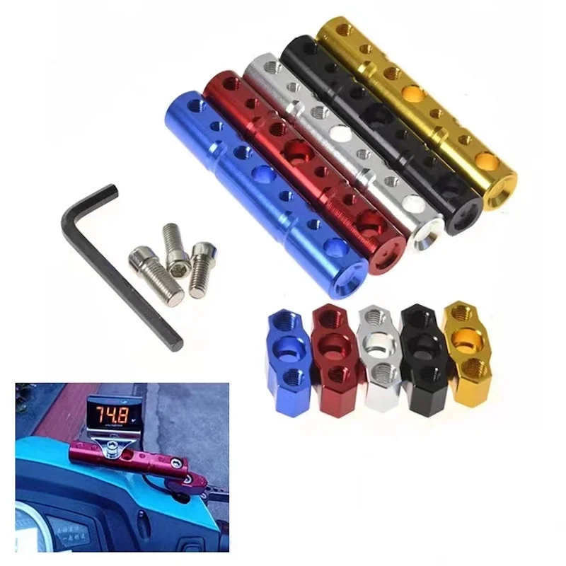 Multifunctional Aluminum Rearview Mirror Mount Extender Bracket for Motorcycle Scooter ATV Support Spotlight Cell Phone Holder
Multifunctional Aluminum Rearview Mirror Mount Extender Bracket for Motorcycle Scooter ATV Support Spotlight Cell Phone Holder