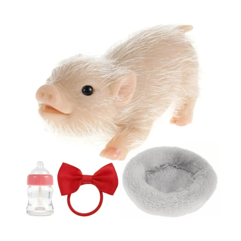 Silicone Reborns Animal Figure Toy Raise A Pet Pig Toy For Children Playroom
Silicone Reborns Animal Figure Toy Raise A Pet Pig Toy For Children Playroom