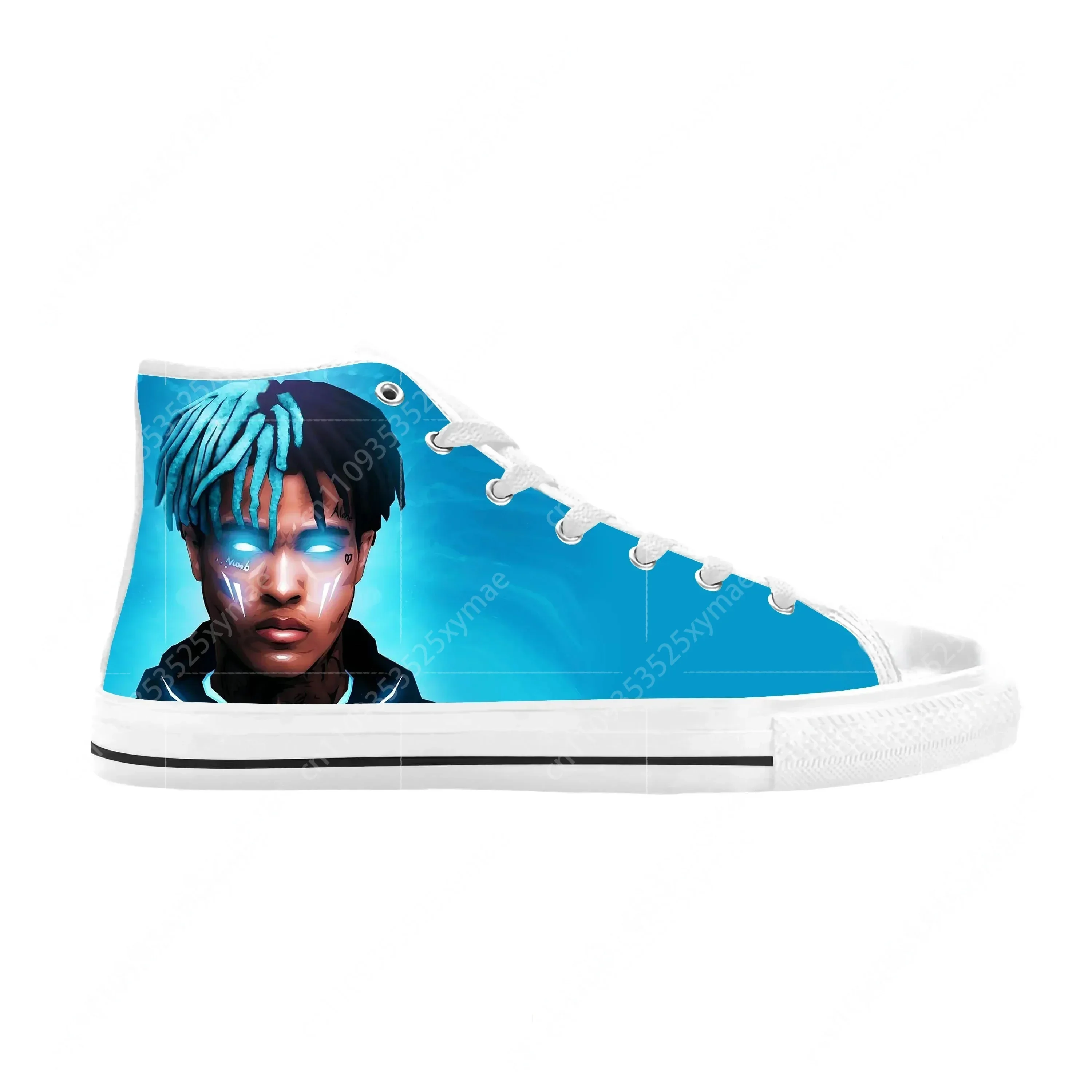 Hot Hip Hop Rapper Rap Singer Music XXXTentacions Casual Cloth Shoes High Top Comfortable Breathable 3D Print Men Women Sneakers
Hot Hip Hop Rapper Rap Singer Music XXXTentacions Casual Cloth Shoes High Top Comfortable Breathable 3D Print Men Women Sneakers