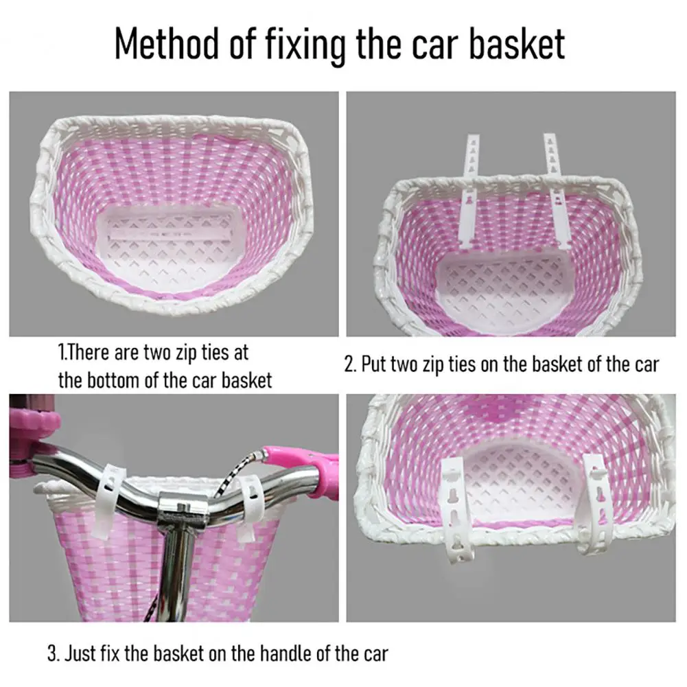 Bike Front Basket Long Lasting Bike Basket Kids Bicycle Front Basket with Ribbon Bow Handmade Woven Storage Toddlers Boys Girls
Bike Front Basket Long Lasting Bike Basket Kids Bicycle Front Basket with Ribbon Bow Handmade Woven Storage Toddlers Boys Girls