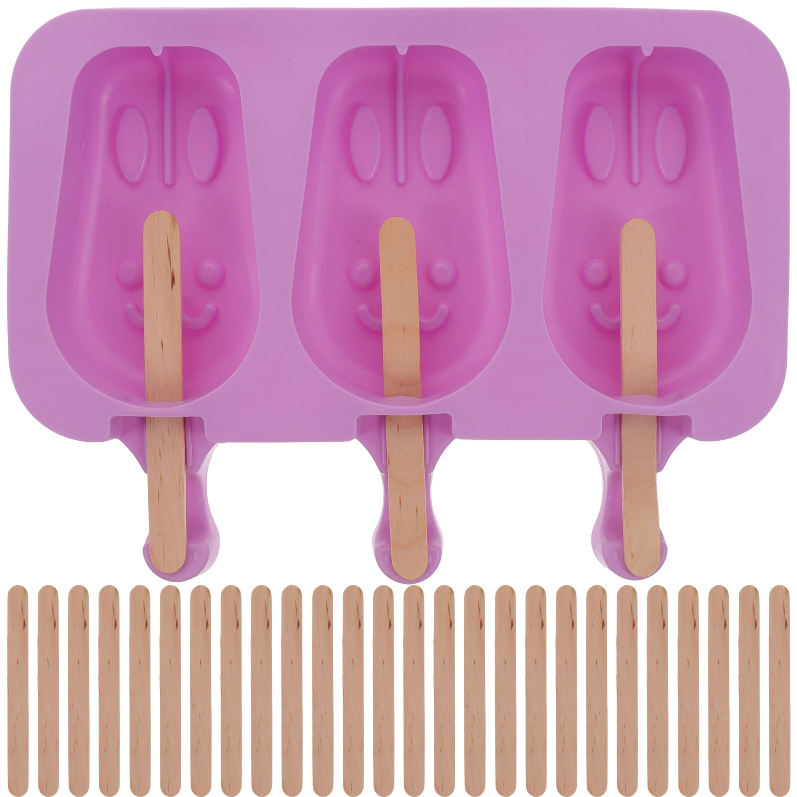 Ice Cream Mold Silicone Rabbit Shape Popsicle Molds Creative Kitchen Trays Chocolate Maker Ice Bar DIY Freezer Tools MultiUse
Ice Cream Mold Silicone Rabbit Shape Popsicle Molds Creative Kitchen Trays Chocolate Maker Ice Bar DIY Freezer Tools MultiUse
