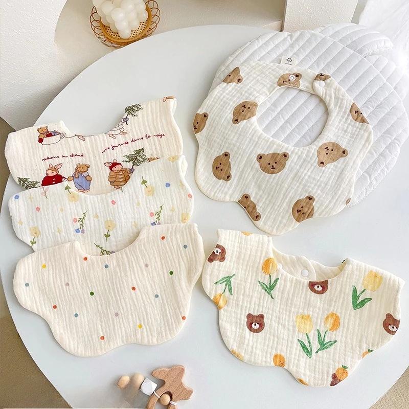 6 Layers Cute Cartoon Baby Feeding Drool Bibs Infants Saliva Towel Soft Cotton Burp Cloth for Baby Newborn Toddler Kids Bibs New
6 Layers Cute Cartoon Baby Feeding Drool Bibs Infants Saliva Towel Soft Cotton Burp Cloth for Baby Newborn Toddler Kids Bibs New