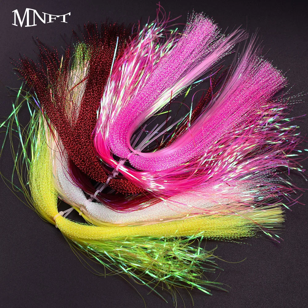 6 Pack Mixed 3 Style Flash Colorful Glittering Crystal Holographic Tinsel Sabiki Treble Hook Lure Fly Tying Material
6 Pack Mixed 3 Style Flash Colorful Glittering Crystal Holographic Tinsel Sabiki Treble Hook Lure Fly Tying Material