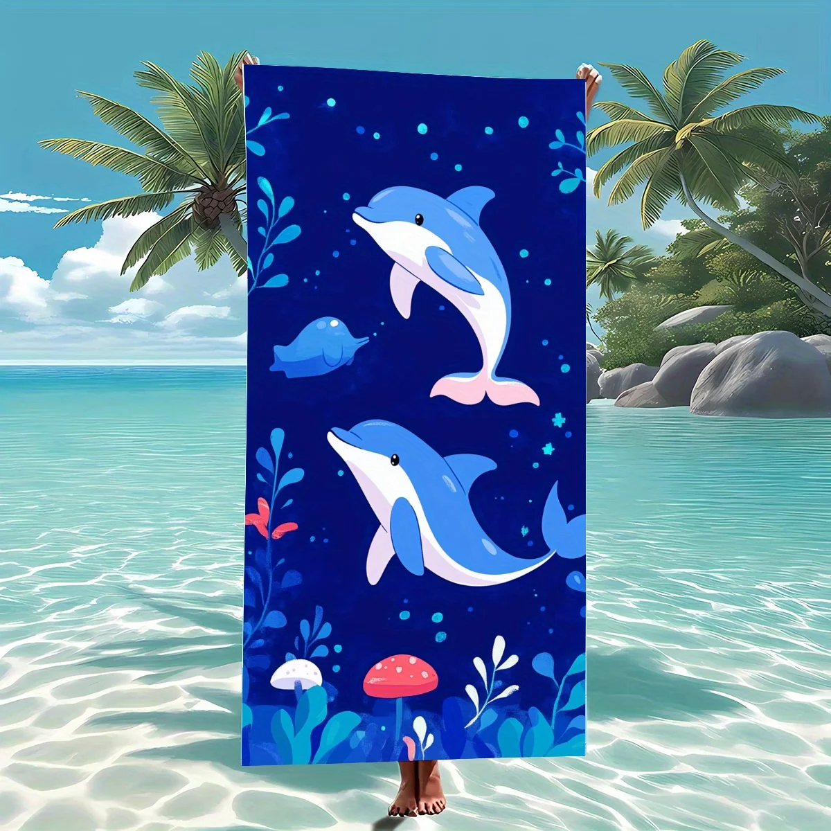 Пляжное полотенце Dolphin Delight: Oceanic Fun, принесите игривую атмосферу, морскую магия и солнечные приключения к вашему летние дни
Пляжное полотенце Dolphin Delight: Oceanic Fun, принесите игривую атмосферу, морскую магия и солнечные приключения к вашему летние дни