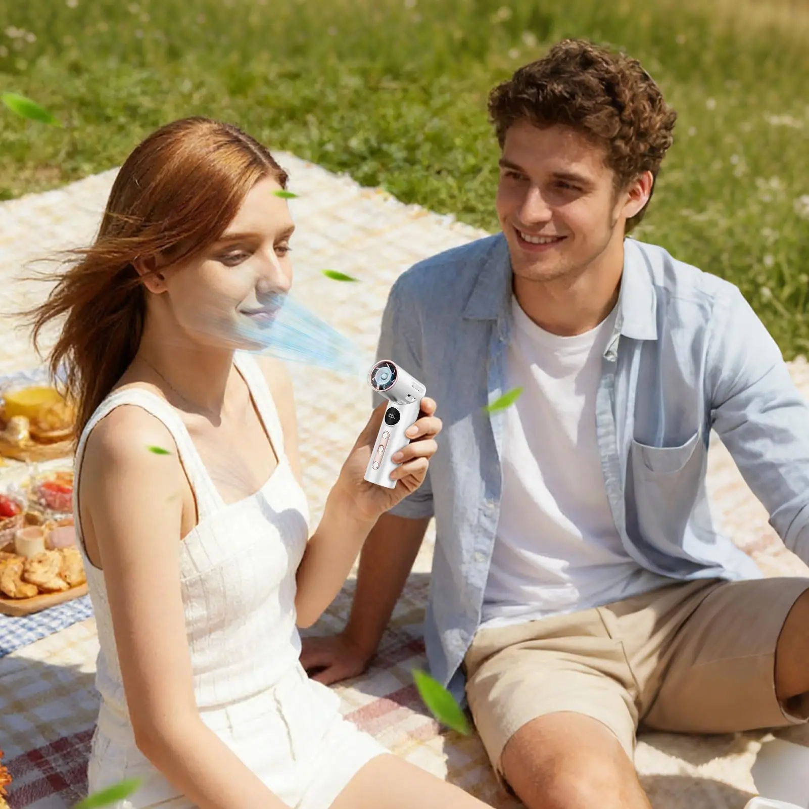 Portable Fan Handheld Digital Display Rotatable Foldable Device Travel Makeup Fan For Summer Camping Outdoor Beach Festival
Portable Fan Handheld Digital Display Rotatable Foldable Device Travel Makeup Fan For Summer Camping Outdoor Beach Festival