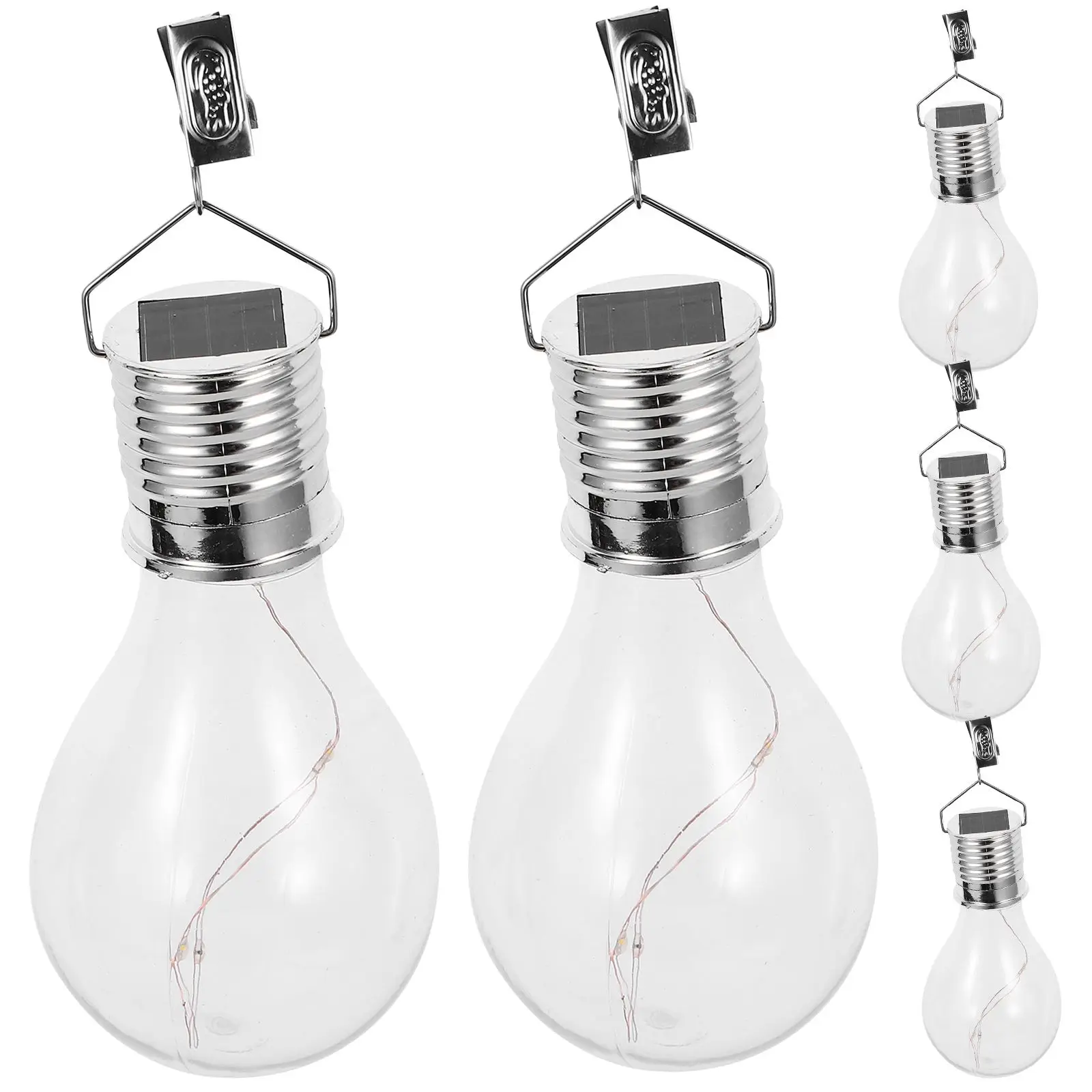 5pcs Solar Hanging Lights Waterproof Transparent Warm White LED Bulbs Durable Garden Decoration Outdoor Solar Bulb
5pcs Solar Hanging Lights Waterproof Transparent Warm White LED Bulbs Durable Garden Decoration Outdoor Solar Bulb