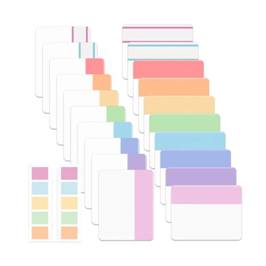 Sticky Index Tabs, 500 Pcs, 21 Sets,,Writable Colored Pages Markers Labels for Reading Notes, Books, Binders, Notebook, Folders
Sticky Index Tabs, 500 Pcs, 21 Sets,,Writable Colored Pages Markers Labels for Reading Notes, Books, Binders, Notebook, Folders