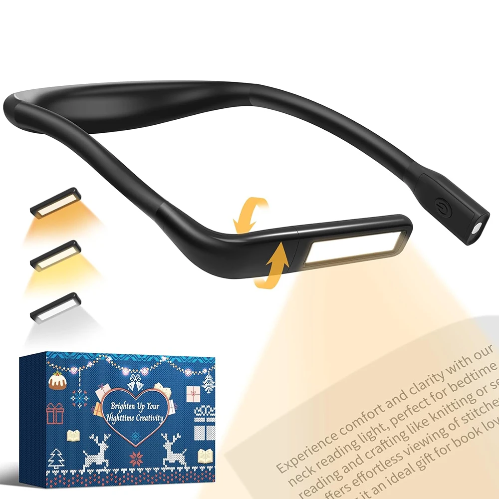 LED Neck Reading Light Rechargeable LED Book Lights for Reading in Bed Adjustable Brightness Desk Lamp For Repairing Running
LED Neck Reading Light Rechargeable LED Book Lights for Reading in Bed Adjustable Brightness Desk Lamp For Repairing Running