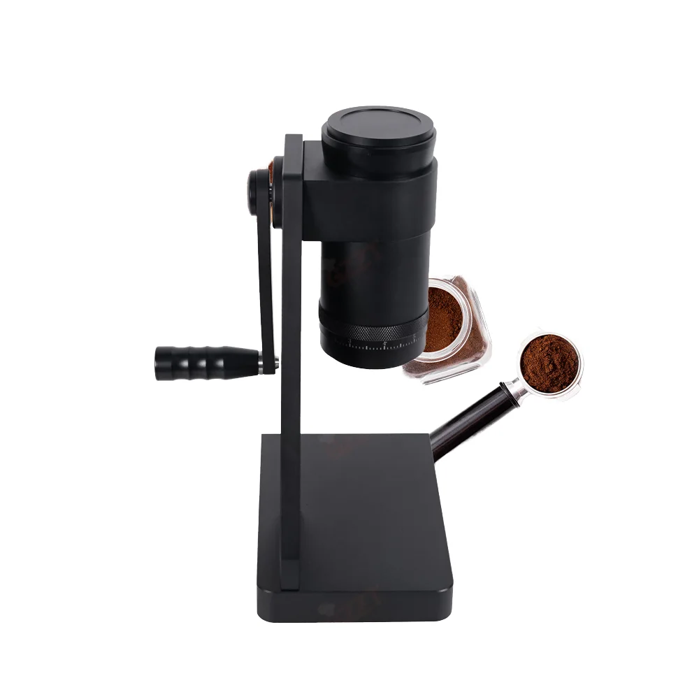 63mm Ghost Tooth Commercial Manual Coffee Grinder 420 Stainless Steel Titanium Coating Burr Portable Hand Crank Coffee Grinder
63mm Ghost Tooth Commercial Manual Coffee Grinder 420 Stainless Steel Titanium Coating Burr Portable Hand Crank Coffee Grinder