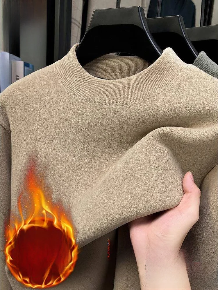 Paul Men's Fce Lined Thiened f High Collar Winter Warm Knitted Wool Sweater Color Base irt Casual Loose Fit
Paul Men's Fce Lined Thiened f High Collar Winter Warm Knitted Wool Sweater Color Base irt Casual Loose Fit