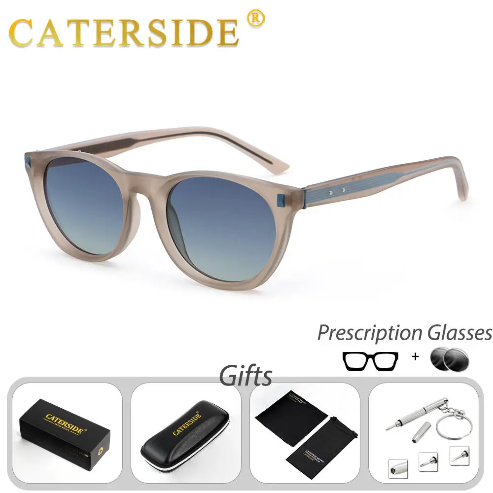 CATERSIDE Men's Round Prescription Sunglasses Spring Hinge Design Prescription Sunglasses Women's Driving Prescription Glasses
CATERSIDE Men's Round Prescription Sunglasses Spring Hinge Design Prescription Sunglasses Women's Driving Prescription Glasses