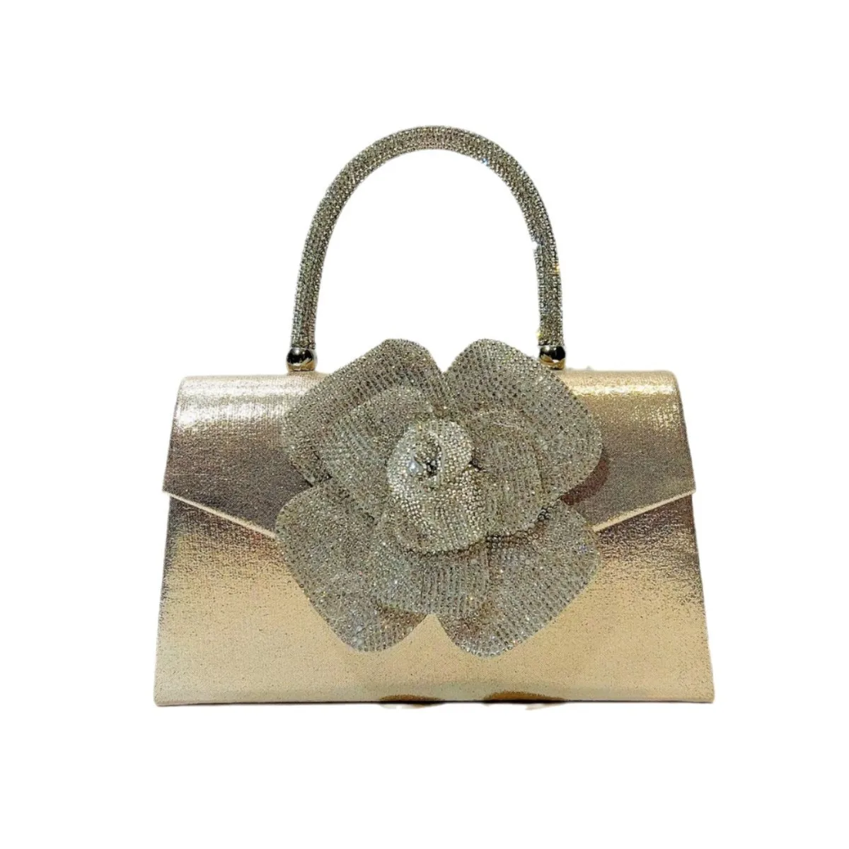 Glam Rhinestone Pearl Rose Bag - French Style Stage Messenger with Diamonds, Banquet Evening Purse for Women Silver Designer Bag
Glam Rhinestone Pearl Rose Bag - French Style Stage Messenger with Diamonds, Banquet Evening Purse for Women Silver Designer Bag