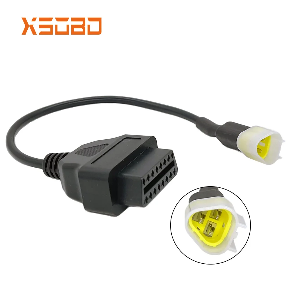 Motorcycle OBD Adapter for Motrac Motorbike 3Pin to OBDII 16Pin Diagnostic Cable
Motorcycle OBD Adapter for Motrac Motorbike 3Pin to OBDII 16Pin Diagnostic Cable