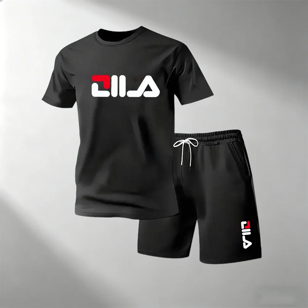 Men's Quick Dry Short Sleeve T-Shirt Shorts Set Urban Street Running Sports Two Piece O-Neck Training Suit Hot Sale 2026Summer
Men's Quick Dry Short Sleeve T-Shirt Shorts Set Urban Street Running Sports Two Piece O-Neck Training Suit Hot Sale 2026Summer