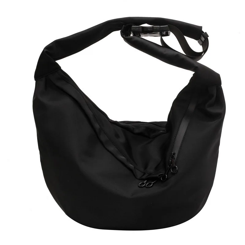 Superior Quality Trendy Wide Dumpling Crossbody Men Oxford Cloth One Shoulder Capacity Canvas For Women Black Large Bag
Superior Quality Trendy Wide Dumpling Crossbody Men Oxford Cloth One Shoulder Capacity Canvas For Women Black Large Bag