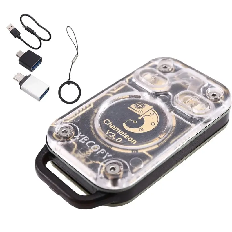 CJSD-Chameleon V3.0 125 кГц 13,56 МГц Эмулятор считывателя RFID-чипов, копировщик смарт-карт ID/IC, функция чтения и записи NFC
CJSD-Chameleon V3.0 125 кГц 13,56 МГц Эмулятор считывателя RFID-чипов, копировщик смарт-карт ID/IC, функция чтения и записи NFC