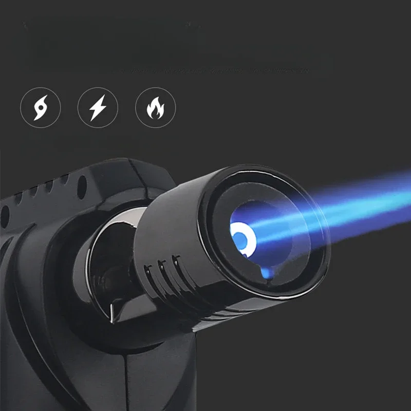 HONEST High Firepower Metal Windproof Spray Gun Torch Gas Lighter for Cigar Kitchen Cooking Welding Smoke Cigarette Accessories
HONEST High Firepower Metal Windproof Spray Gun Torch Gas Lighter for Cigar Kitchen Cooking Welding Smoke Cigarette Accessories