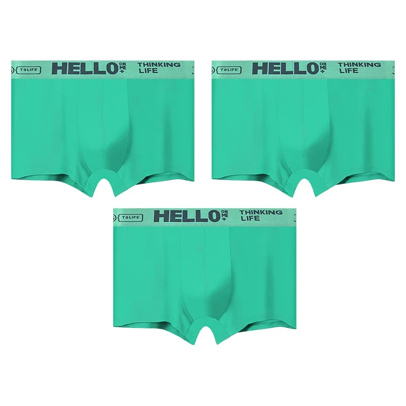 3PCS Men's Ice Silk Boxer Briefs, Breathable Thin Trendy Plus Size Sports Underwear for Summer
3PCS Men's Ice Silk Boxer Briefs, Breathable Thin Trendy Plus Size Sports Underwear for Summer