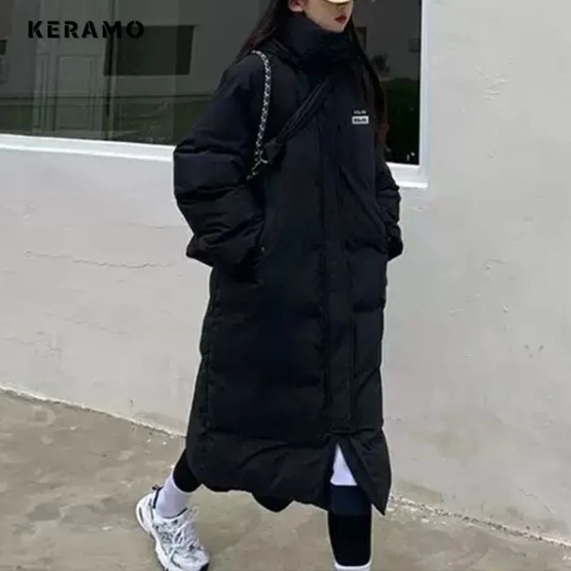 Women's Retro Casual Solid Outerwear Hood Maxi X-Long Parkas Jacket 2023 Winter Oversized Long Sleeve Single Breasted Warm Coat
Women's Retro Casual Solid Outerwear Hood Maxi X-Long Parkas Jacket 2023 Winter Oversized Long Sleeve Single Breasted Warm Coat