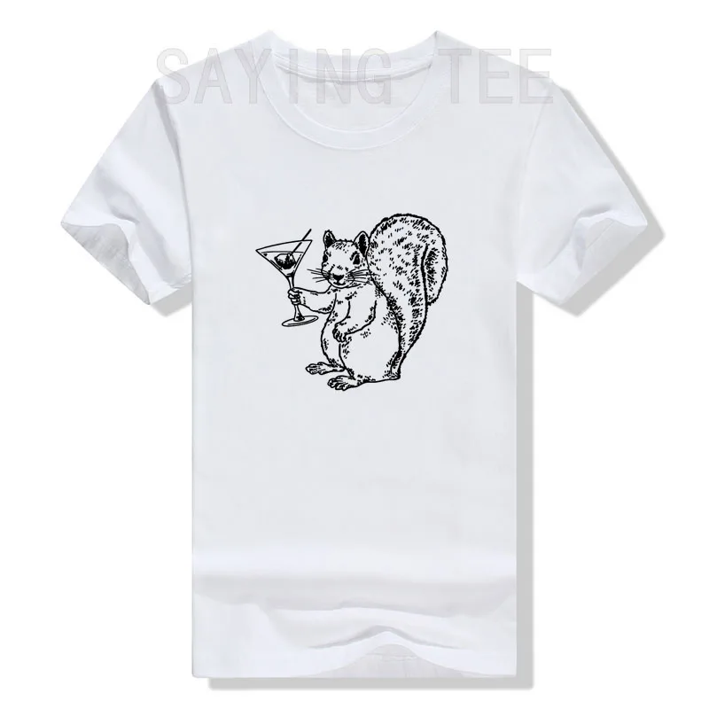 Funny Squirrel Drink Martini T-Shirt Humorous Drinking Lover Graphic Outfit Short Sleeve Blouses Cute Animal Cotton Apparel Gift
Funny Squirrel Drink Martini T-Shirt Humorous Drinking Lover Graphic Outfit Short Sleeve Blouses Cute Animal Cotton Apparel Gift