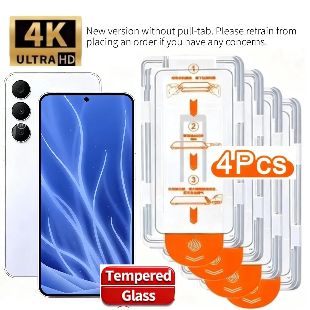 4Pcs Ultra Clear Screen Protector for Samsung Galaxy S26 S25 S24 S23 Ultra S26 S25 S22 S21 Plus S25 S24 S23 FE Tempered Glass
4Pcs Ultra Clear Screen Protector for Samsung Galaxy S26 S25 S24 S23 Ultra S26 S25 S22 S21 Plus S25 S24 S23 FE Tempered Glass