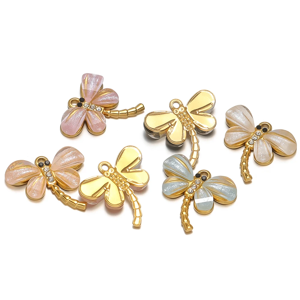 3 шт., нержавеющая сталь, циркон, ракушка, подвески в виде стрекозы для детей, ожерелье, кулон, сделай сам, женские ювелирные изделия, серьги, изготовление детского браслета
3 шт., нержавеющая сталь, циркон, ракушка, подвески в виде стрекозы для детей, ожерелье, кулон, сделай сам, женские ювелирные изделия, серьги, изготовление детского браслета