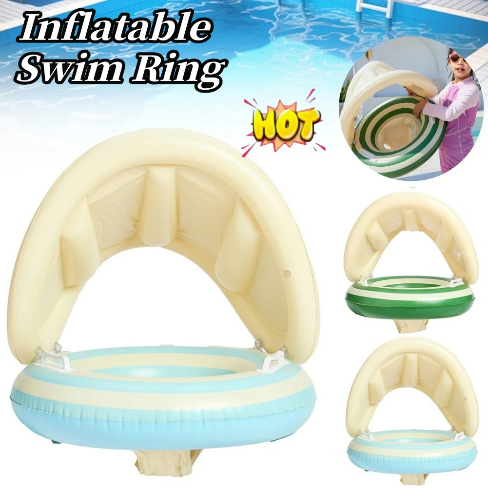 New Baby Swimming Ring Beach Water Toys with Detachable Sunshade Kids Seat Ring Leakproof Baby Pool Toy for Summer Pool Party
New Baby Swimming Ring Beach Water Toys with Detachable Sunshade Kids Seat Ring Leakproof Baby Pool Toy for Summer Pool Party