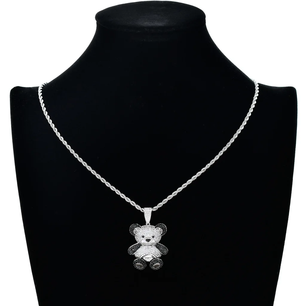 Little Bear Pendant, Sparkling Zircon Necklace, Collarbone Chain, Men's and Women's Necklace Accessories
Little Bear Pendant, Sparkling Zircon Necklace, Collarbone Chain, Men's and Women's Necklace Accessories