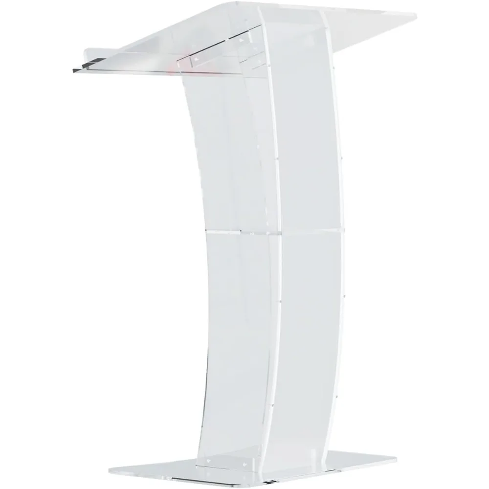 Acrylic Arc Podium, Detachable Transparent Curved Lectern 1.15m Height Mobile Speaking Stage Podium Conference Room Presentation
Acrylic Arc Podium, Detachable Transparent Curved Lectern 1.15m Height Mobile Speaking Stage Podium Conference Room Presentation
