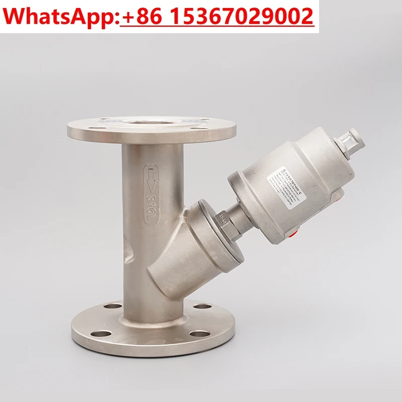 304 stainless steel flange pneumatic angle seat valve steam high temperature angle seat y-type shut-off / pneumatic valve
304 stainless steel flange pneumatic angle seat valve steam high temperature angle seat y-type shut-off / pneumatic valve