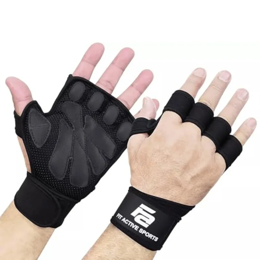 New Ventilated Weight Lifting Workout Gloves with Built-in Wrist Wraps for Men and Women - Great for Gym Fitness, Cross Trainin
New Ventilated Weight Lifting Workout Gloves with Built-in Wrist Wraps for Men and Women - Great for Gym Fitness, Cross Trainin