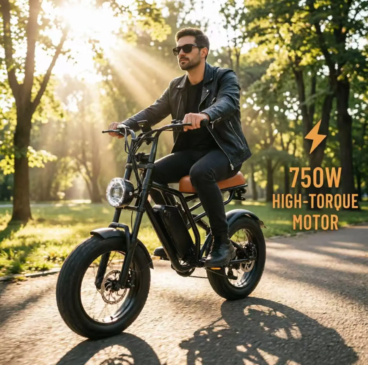 Adult electric bicycle with 20 inch wide tires, 750W motor, 36V 15Ah battery, maximum speed of 45-50 kilometers per hour.
Adult electric bicycle with 20 inch wide tires, 750W motor, 36V 15Ah battery, maximum speed of 45-50 kilometers per hour.