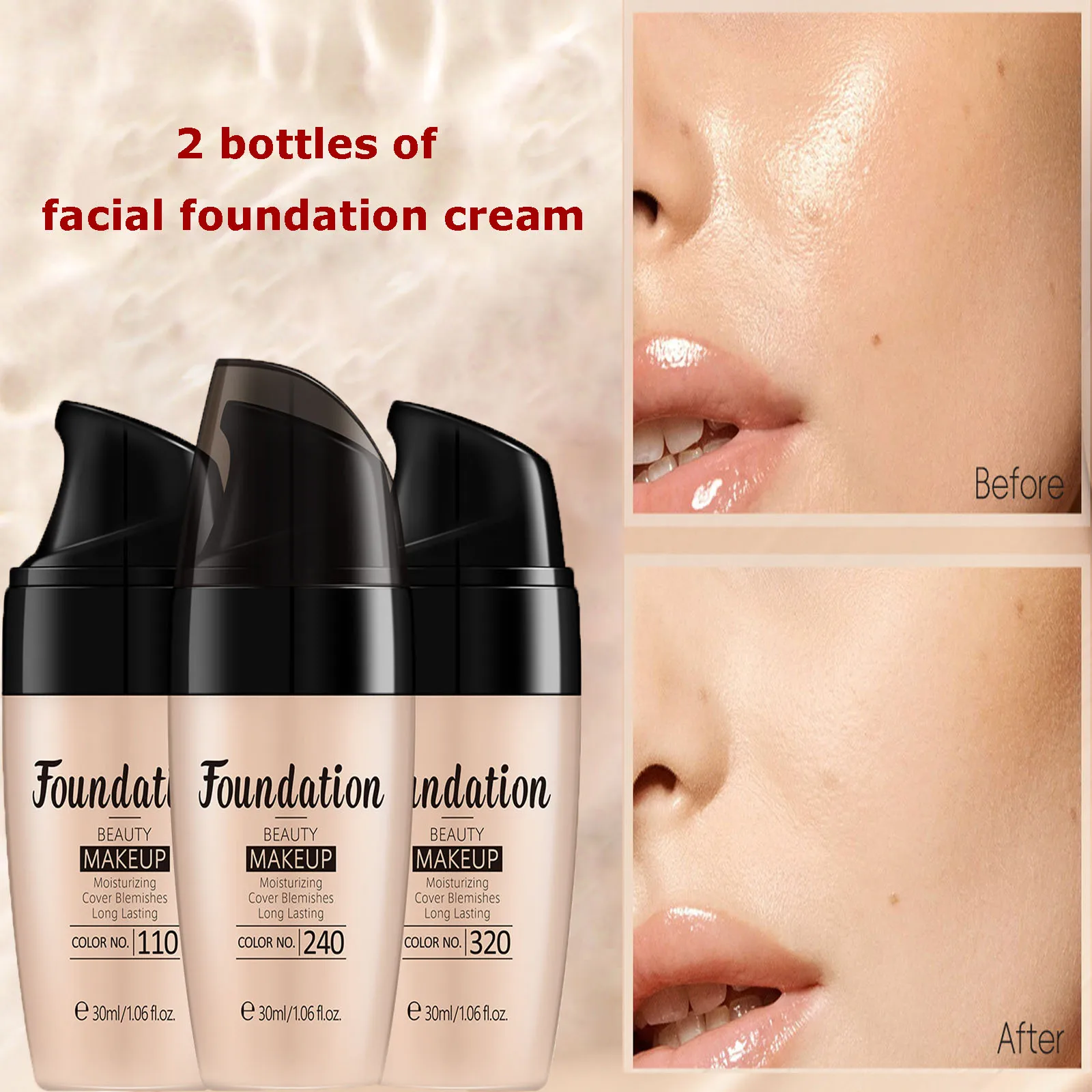 Concealer Liquid Matte 2pcs Face Foundation Cream Long-lasting Base Professional Make Up Cosmetics Waterproof Makeup
Concealer Liquid Matte 2pcs Face Foundation Cream Long-lasting Base Professional Make Up Cosmetics Waterproof Makeup