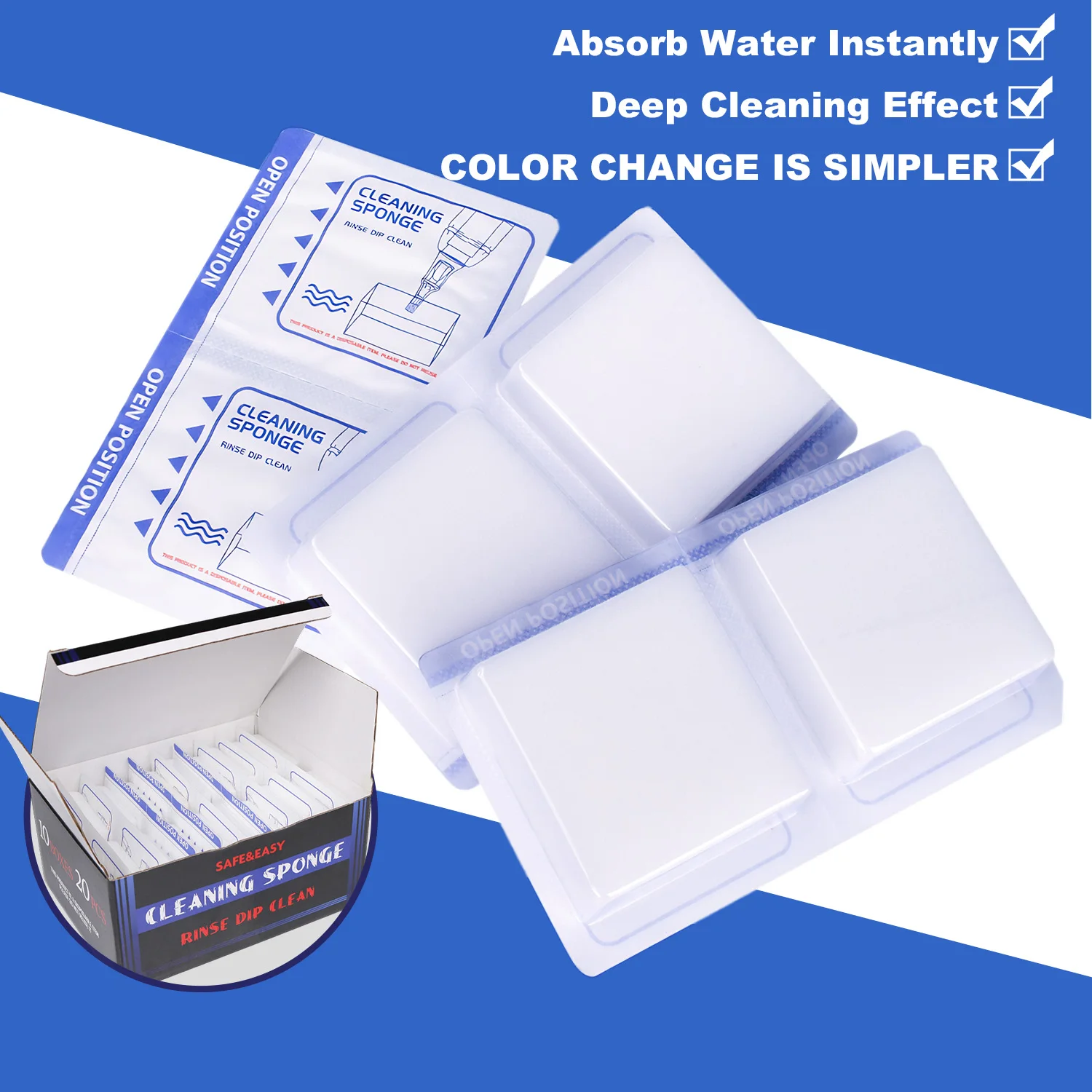 Individually Wrapped Tattoo Needle Cleaning Sponges Disposable Tip Rinse Foam Pads for Fast Color Switch Tattoo Supplies
Individually Wrapped Tattoo Needle Cleaning Sponges Disposable Tip Rinse Foam Pads for Fast Color Switch Tattoo Supplies